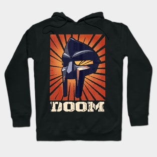 Retro Doom White Hoodie